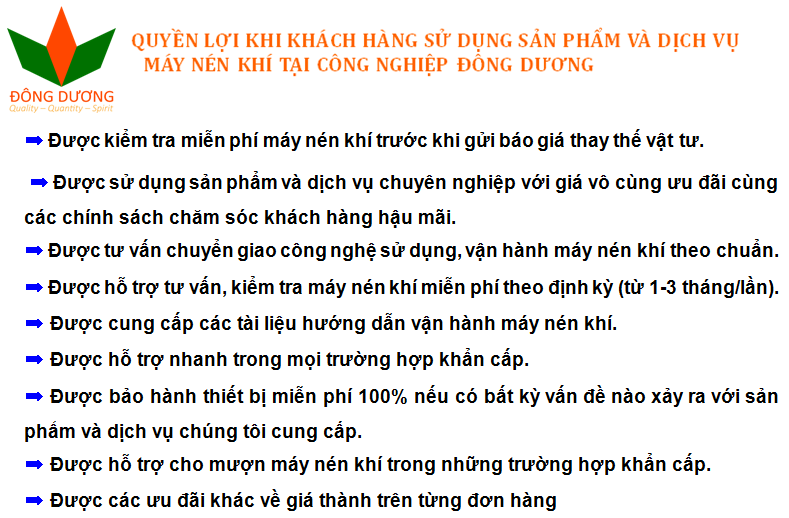 quyen loi khach hang khi su dung san pham dic vu DONG DUONG